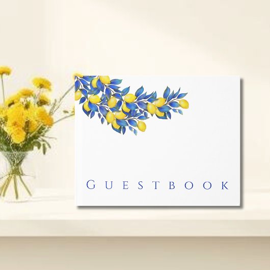 レモ地中海のンス結婚の ゲストブック