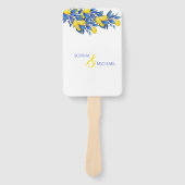 レモ地中海のンス結婚式 プログラム ハンドファン (正面)