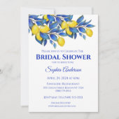 レモ地中海のンス – ブライダルシャワー- 招待状 (正面)