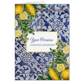 レモ地中海のンズサマーポルトガルのタイル (正面)