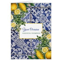 レモ地中海のンズサマーポルトガルのタイル