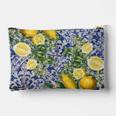 レモ地中海のンズサマーポルトガルのタイル アクセサリーポーチ (裏面)