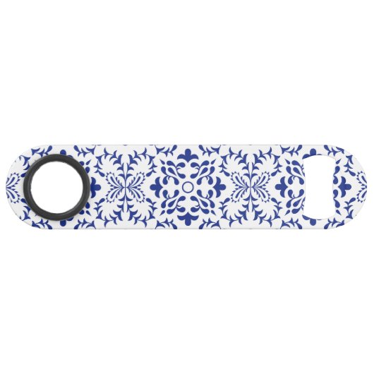 レモ地中海のンズブルーモザイク結婚タイル スピード栓抜き (正面(横))