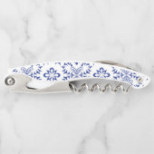 レモ地中海のンズブルーモザイク結婚タイル ソムリエナイフ (正面)