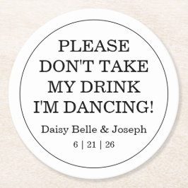 レモ地中海のンズブルーモザイク結婚タイル ラウンドペーパーコースター