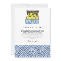 レモ地中海のンタイルサンキューカード