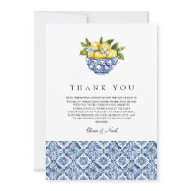 レモ地中海のンタイルサンキューカード