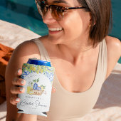 レモ地中海のンタイルブライダルシャワー 缶クーラー