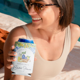 レモ地中海のンタイルブライダルシャワー 缶クーラー