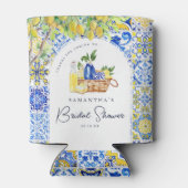 レモ地中海のンタイルブライダルシャワー 缶クーラー (裏面)