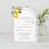 レモ地中海のンタイル定年パーティー女性 招待状 (スタンド正面)
