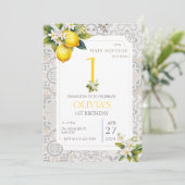 レモ地中海のンタイル第1回2回目3回目の誕生日 招待状 (スタンド正面)