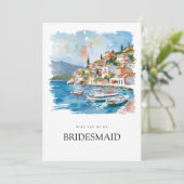 レモ地中海のンタイル花嫁プロポーザルのカード セーブザデート (スタンド正面)