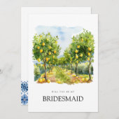 レモ地中海のンタイル花嫁プロポーザル セーブザデート (正面/裏面)