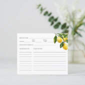 レモ地中海のンブライダルシャワーレシピ (スタンド正面)