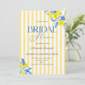 レモ地中海のンブライダルシャワー 招待状 (スタンド正面)