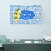 レモ地中海のンブライダルシャワー 横断幕 (トレードショー)