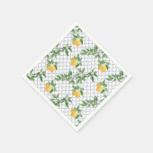 レモ地中海のンペーパーナプキン スタンダードカクテルナプキン (角)