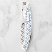 レモ地中海のンメイン絞り名 ソムリエナイフ (正面)