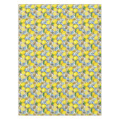 レモ地中海のン付きパター伝統的ン テーブルクロス (正面)