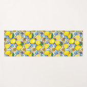 レモ地中海のン付きパター伝統的ン ヨガマット (正面(横))