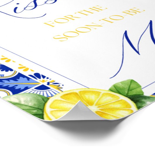 レモ地中海のン推測キスゲーム ポスター (角)