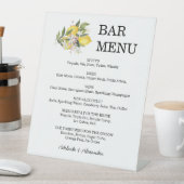 レモ地中海のン柑橘系結婚のペデスタルサイン 台座サイン (インサイチュ)