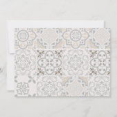 レモ地中海のン第1回第2回第3フォト誕生日 招待状 (裏面)