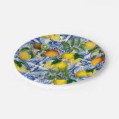 レモ地中海のン紙プレート ペーパープレート (アングル)