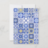 レモ地中海のン結婚のQRコード 出欠カード (裏面)