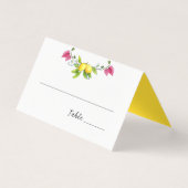 レモ地中海のン結婚ズの折り畳まれた座席表 (正面)