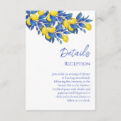 レモ地中海のン結婚ズの詳細 エンクロージャーカード (正面)