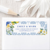 レモ地中海のン結婚差出人住所 ラベル (インサイチュ)