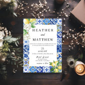 レモ地中海のン結婚式招待状 招待状