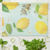 レモ地中海のン&オリブキッチンタオル キッチンタオル (折り畳み)