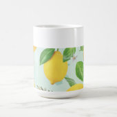 レモ地中海のン&オリーブのキッチンコーヒーマグ コーヒーマグカップ (中央)