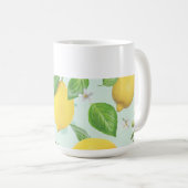 レモ地中海のン&オリーブのキッチンコーヒーマグ コーヒーマグカップ (正面右)