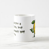 レモ扱いにくンの香り漂うコーヒーマグ モーフィングマグカップ (中央)