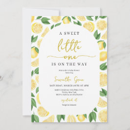 レモ男女兼用ンベビーシャワー 招待状
