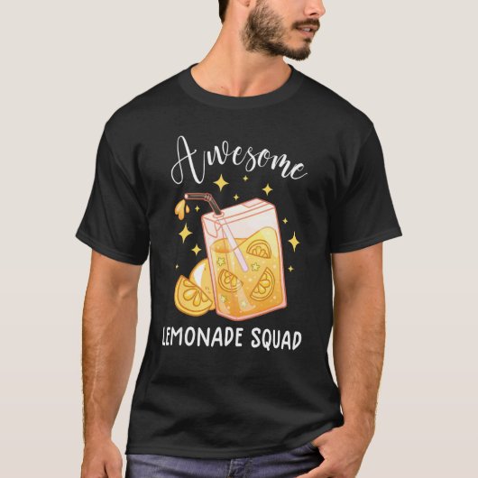 レモ素晴らしネードスクーおもしろいドレモンジュースLemonade Tシャツ (正面)