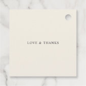 レモ素朴ンシトラスボホサマー結婚ズ フェイバータグ (裏面)