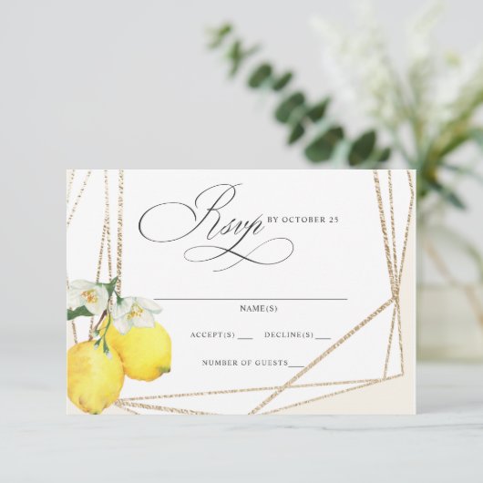 レモ素朴ンシトラスボホサマー結婚ズ 出欠カード (スタンド正面)