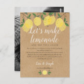 レモ素朴ンス延期された写真を変更 ポストカード (正面/裏面)