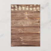 レモ素朴ンバスケッモダントかわいい赤ちゃんシャワー エンクロージャーカード (裏面)