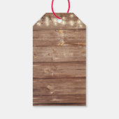 レモ素朴ンバスケッモダントかわいい赤ちゃんシャワー ギフトタグ (裏面)