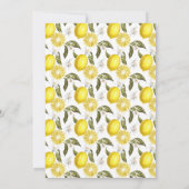 レモ素朴ンブライダルシャワー 招待状 (裏面)