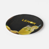 レモ素朴ンレモネードベビーシャワー ペーパープレート (アングル)