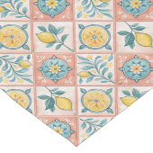 レモ素朴ン地中海のプインスパイア華美ン ロングテーブルランナー (コーナー)