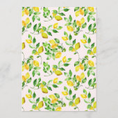 レモ素朴ン・グリーン結婚リー メニュー (裏面)