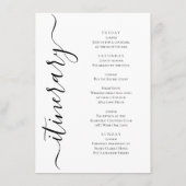 レモ結婚ンのウェルカムレター結婚の日程 エンクロージャーカード (裏面)